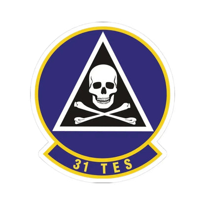 31st Test and Evaluation Squadron (U.S. Air Force) STICKER Vinyl Kiss-Cut Decal 3 Inch White - The Sticker Space
