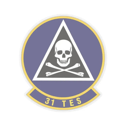 31st Test and Evaluation Squadron (U.S. Air Force) STICKER Vinyl Kiss-Cut Decal 4 Inch Transparent - The Sticker Space