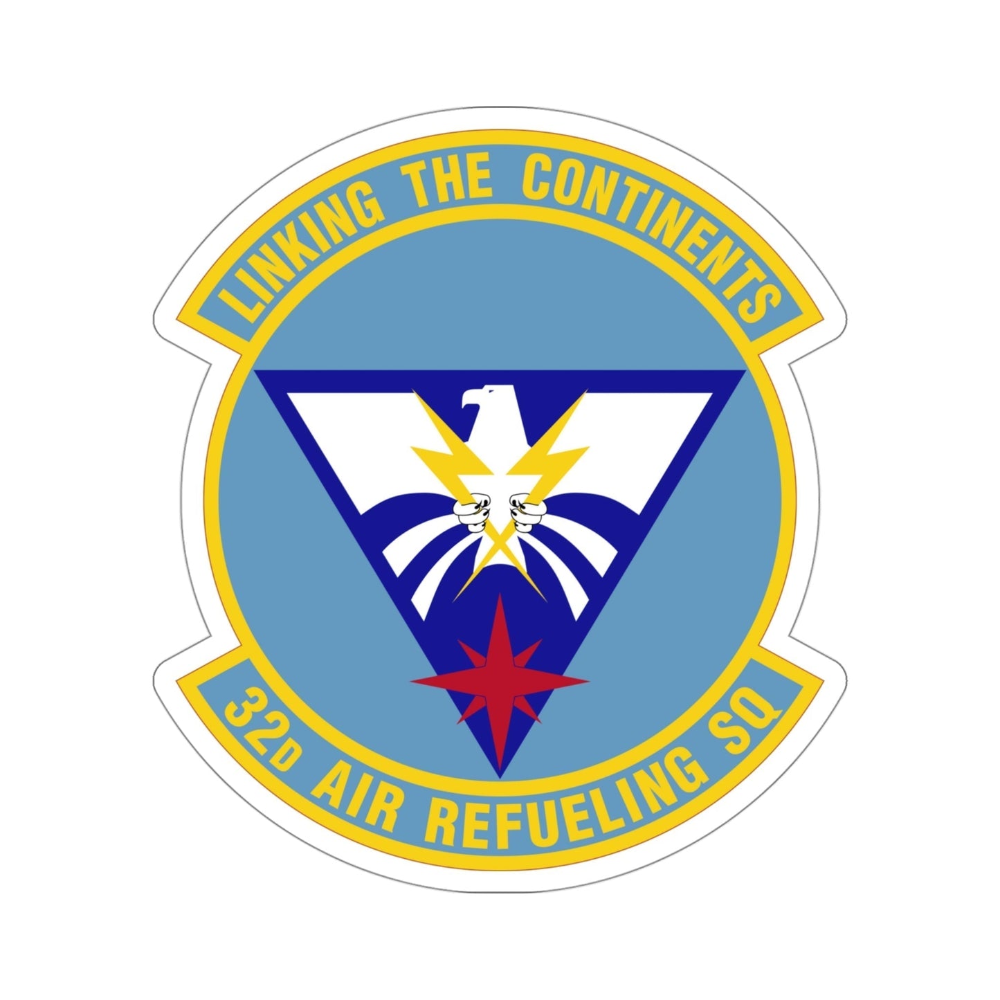 32 Air Refueling Squadron AMC (U.S. Air Force) STICKER Vinyl Die-Cut Decal-4 Inch-The Sticker Space