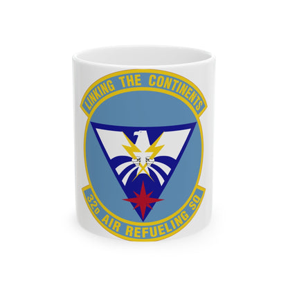 32 Air Refueling Squadron AMC (U.S. Air Force) White Coffee Mug-11oz-The Sticker Space