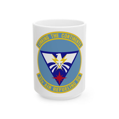 32 Air Refueling Squadron AMC (U.S. Air Force) White Coffee Mug-15oz-The Sticker Space