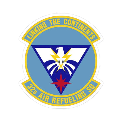 32 Air Refueling Squadron AMC (U.S. Air Force) STICKER Vinyl Kiss-Cut Decal 3 Inch White - The Sticker Space