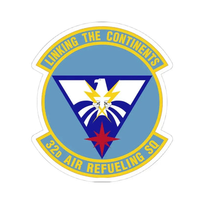 32 Air Refueling Squadron AMC (U.S. Air Force) STICKER Vinyl Kiss-Cut Decal 4 Inch White - The Sticker Space
