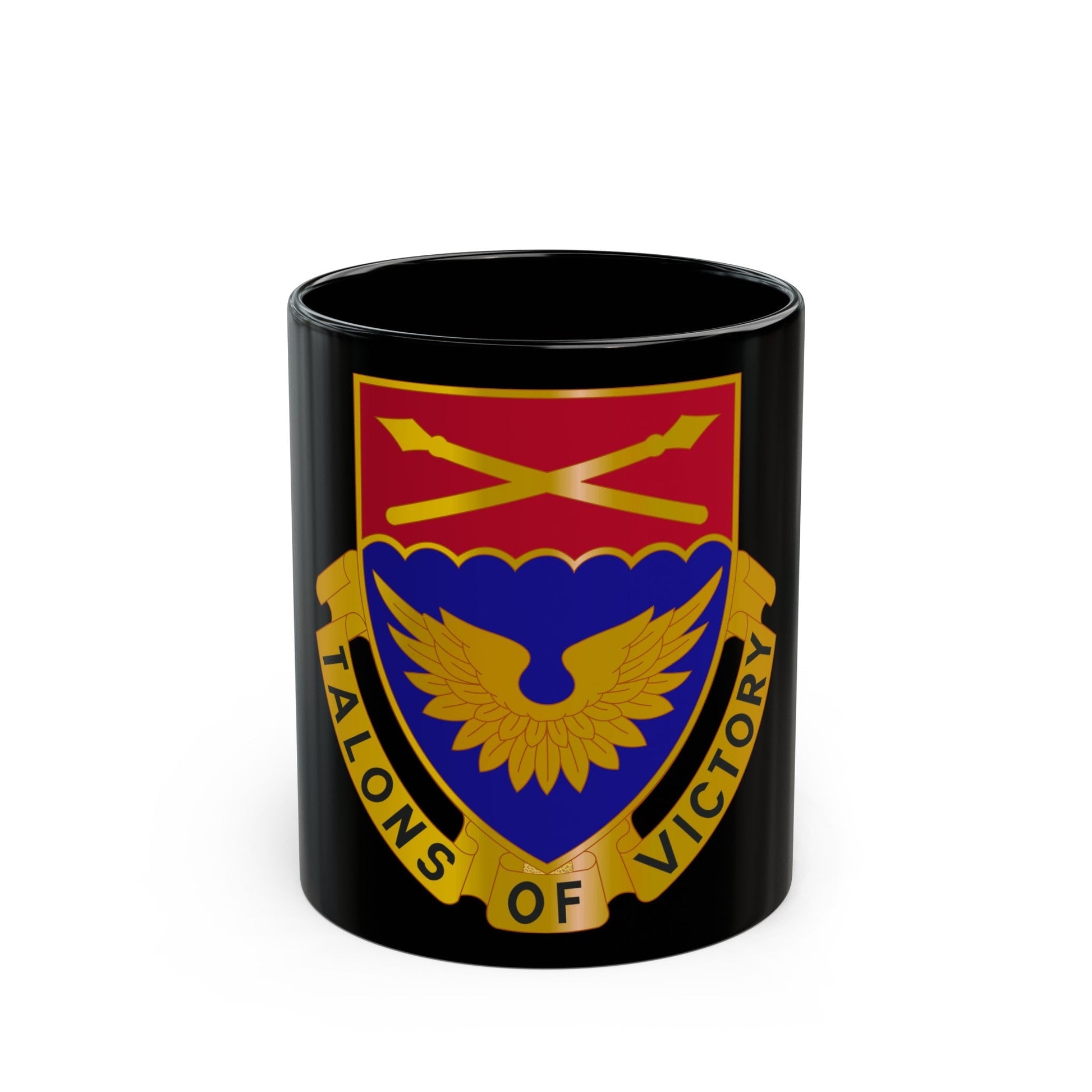 32 Aviation Battalion (U.S. Army) Black Coffee Mug-11oz-The Sticker Space