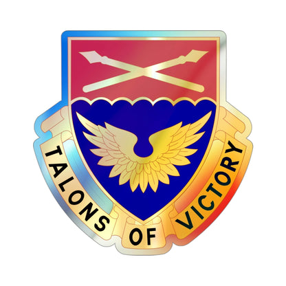 32 Aviation Battalion (U.S. Army) Holographic STICKER Die-Cut Vinyl Decal-3 Inch-The Sticker Space