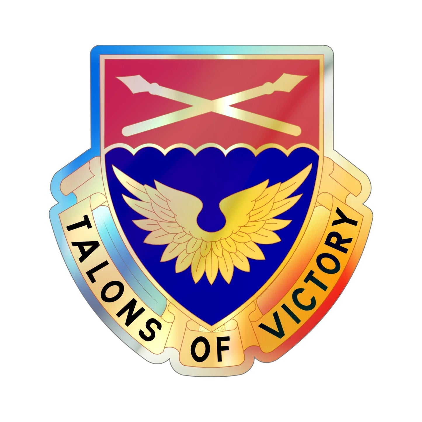 32 Aviation Battalion (U.S. Army) Holographic STICKER Die-Cut Vinyl Decal-6 Inch-The Sticker Space