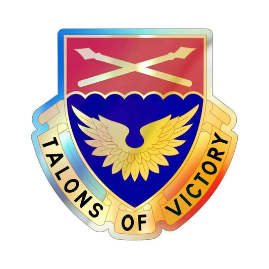 32 Aviation Battalion (U.S. Army) Holographic STICKER Die-Cut Vinyl Decal 6 Inch Holographic - The Sticker Space