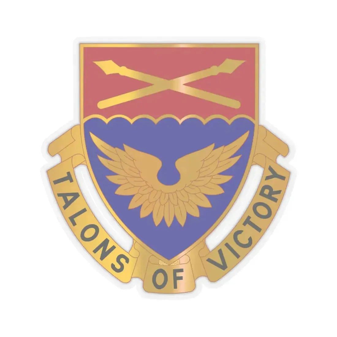 32 Aviation Battalion (U.S. Army) STICKER Vinyl Kiss-Cut Decal 4 Inch Transparent - The Sticker Space