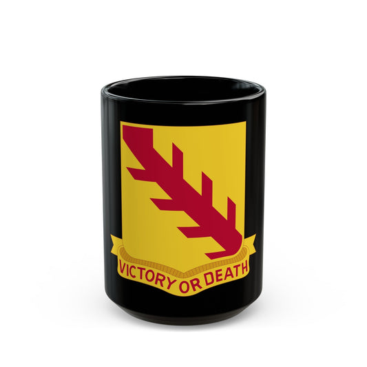 32 Cavalry Regiment (U.S. Army) Black Coffee Mug-15oz-The Sticker Space