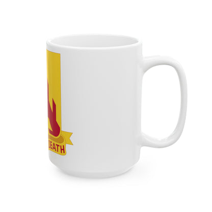 32 Cavalry Regiment (U.S. Army) White Coffee Mug-The Sticker Space