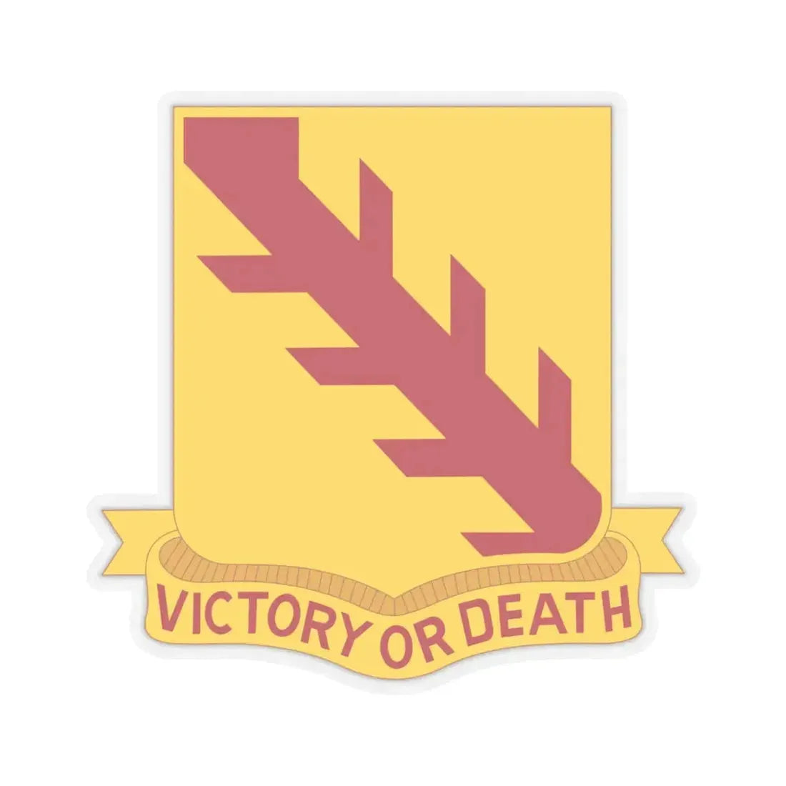 32 Cavalry Regiment (U.S. Army) STICKER Vinyl Kiss-Cut Decal 4 Inch Transparent - The Sticker Space