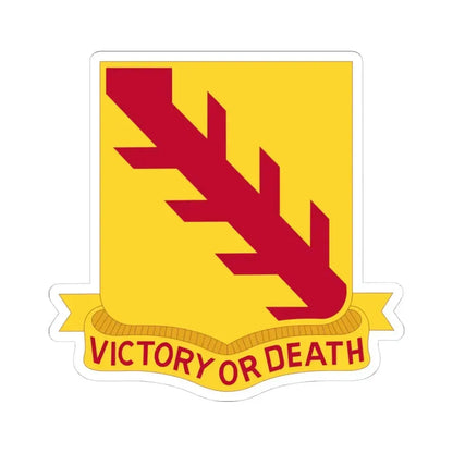 32 Cavalry Regiment (U.S. Army) STICKER Vinyl Kiss-Cut Decal 4 Inch White - The Sticker Space