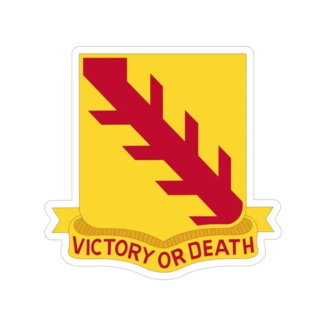 32 Cavalry Regiment (U.S. Army) Transparent STICKER Die-Cut Vinyl Decal 4 Inch - The Sticker Space