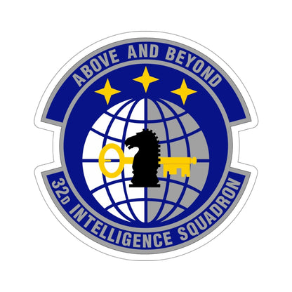 32 Intelligence Squadron AFISRA (U.S. Air Force) STICKER Vinyl Die-Cut Decal-4 Inch-The Sticker Space