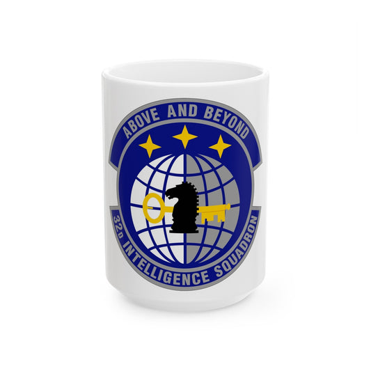 32 Intelligence Squadron AFISRA (U.S. Air Force) White Coffee Mug-15oz-The Sticker Space