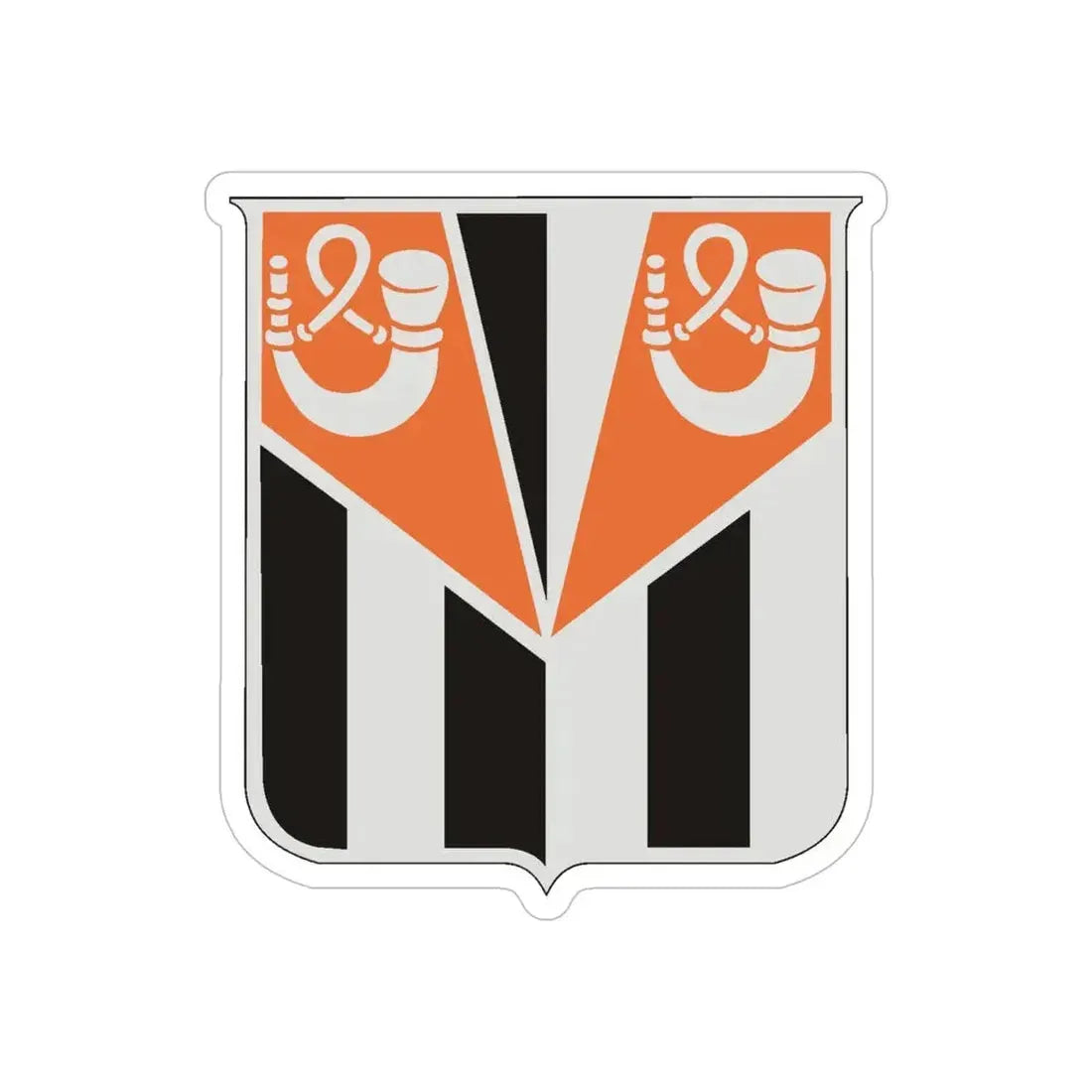 32 Signal Battalion (U.S. Army) REVERSE PRINT Transparent Die-Cut STICKER - The Sticker Space