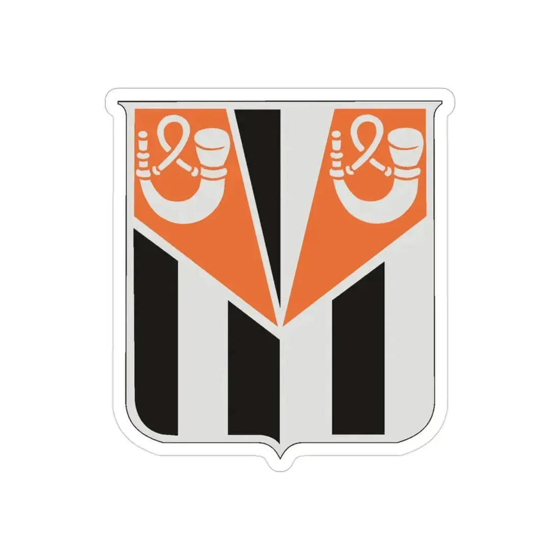 32 Signal Battalion (U.S. Army) REVERSE PRINT Transparent Die-Cut STICKER - The Sticker Space