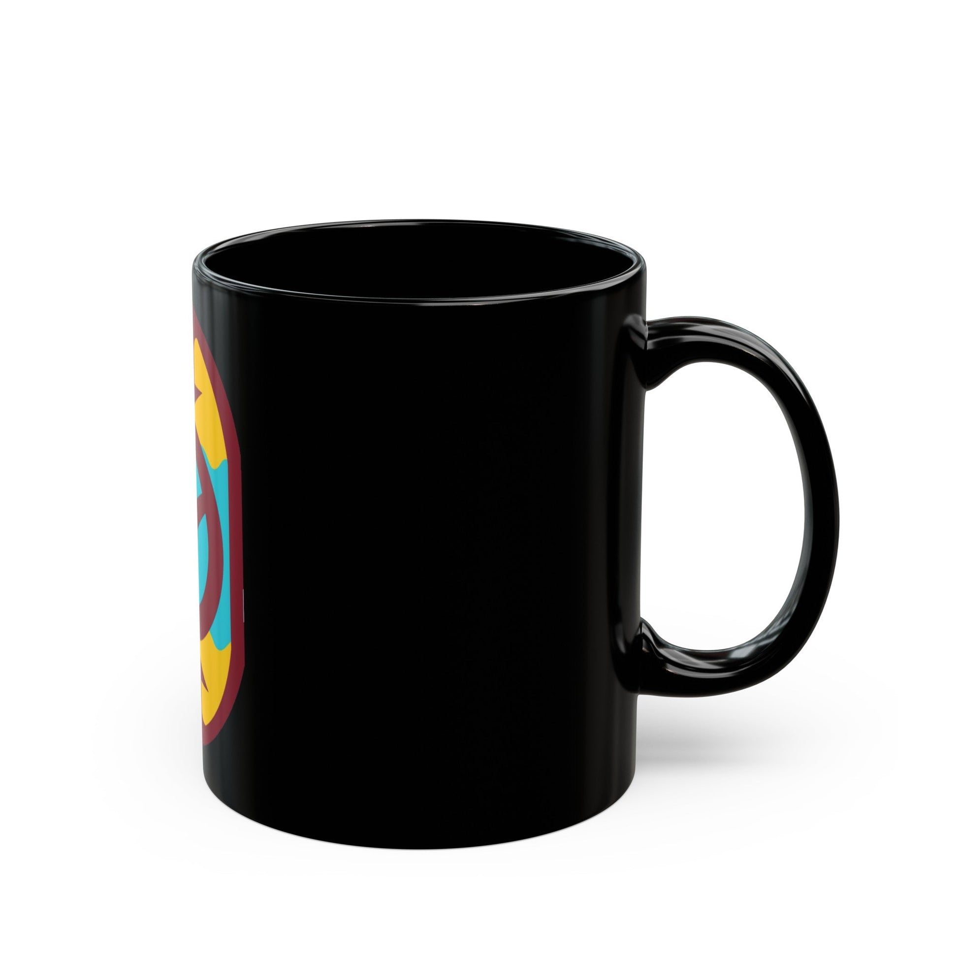 32 Transportation Command (U.S. Army) Black Coffee Mug-The Sticker Space