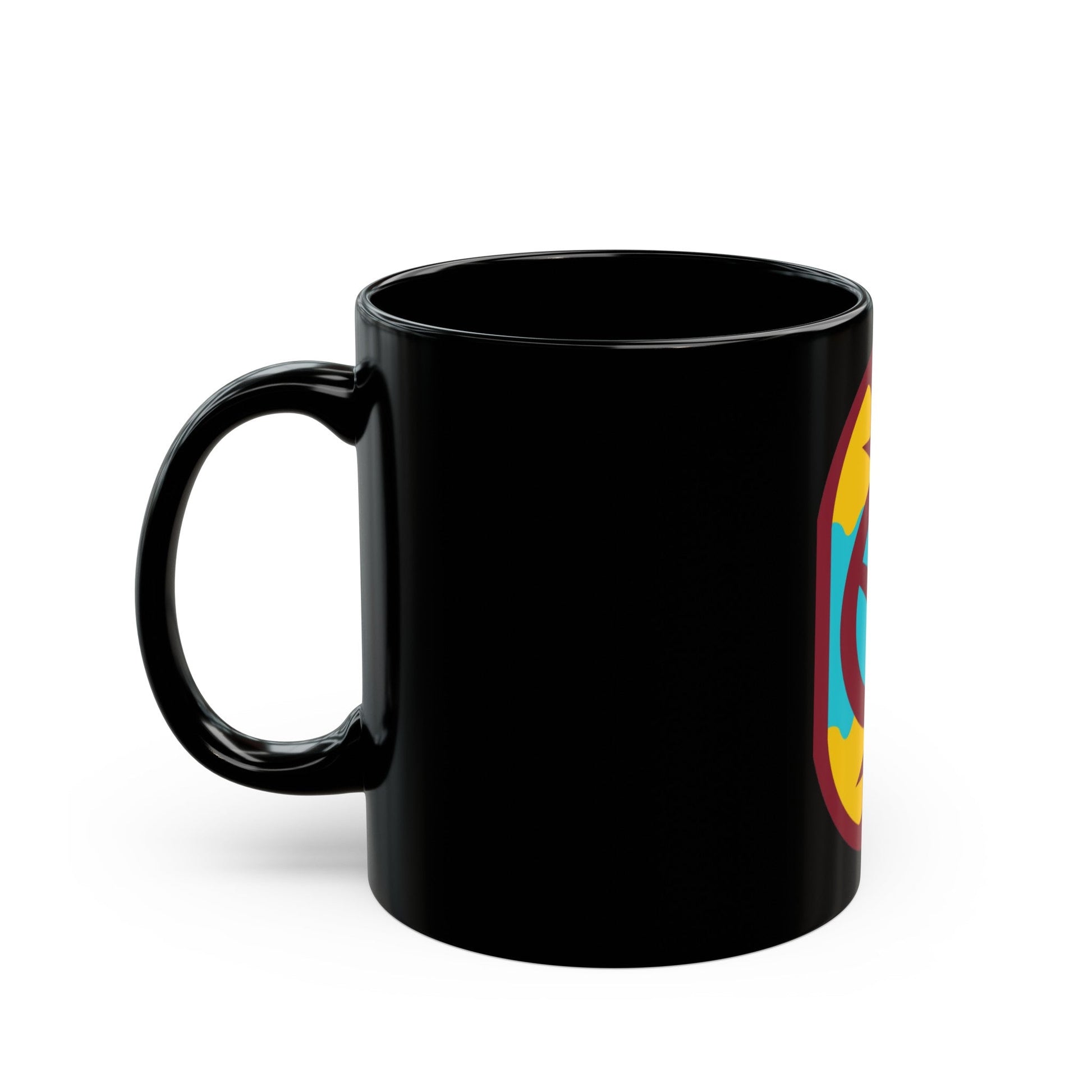 32 Transportation Command (U.S. Army) Black Coffee Mug-The Sticker Space