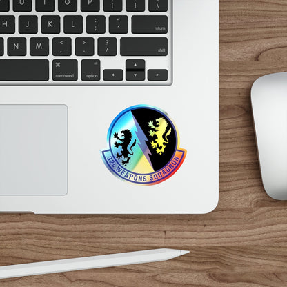 32 Weapons Squadron ACC (U.S. Air Force) Holographic STICKER Die-Cut Vinyl Decal-The Sticker Space