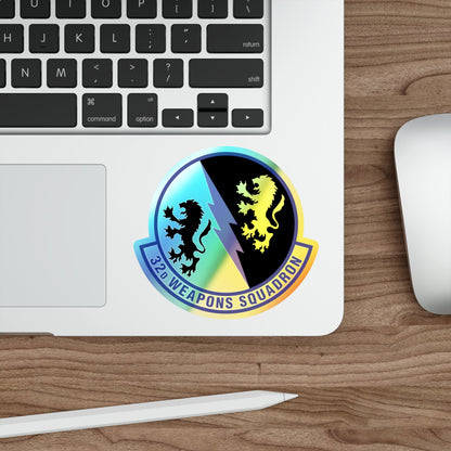 32 Weapons Squadron ACC (U.S. Air Force) Holographic STICKER Die-Cut Vinyl Decal-The Sticker Space