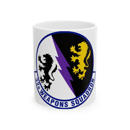 32 Weapons Squadron ACC (U.S. Air Force) White Coffee Mug-11oz-The Sticker Space