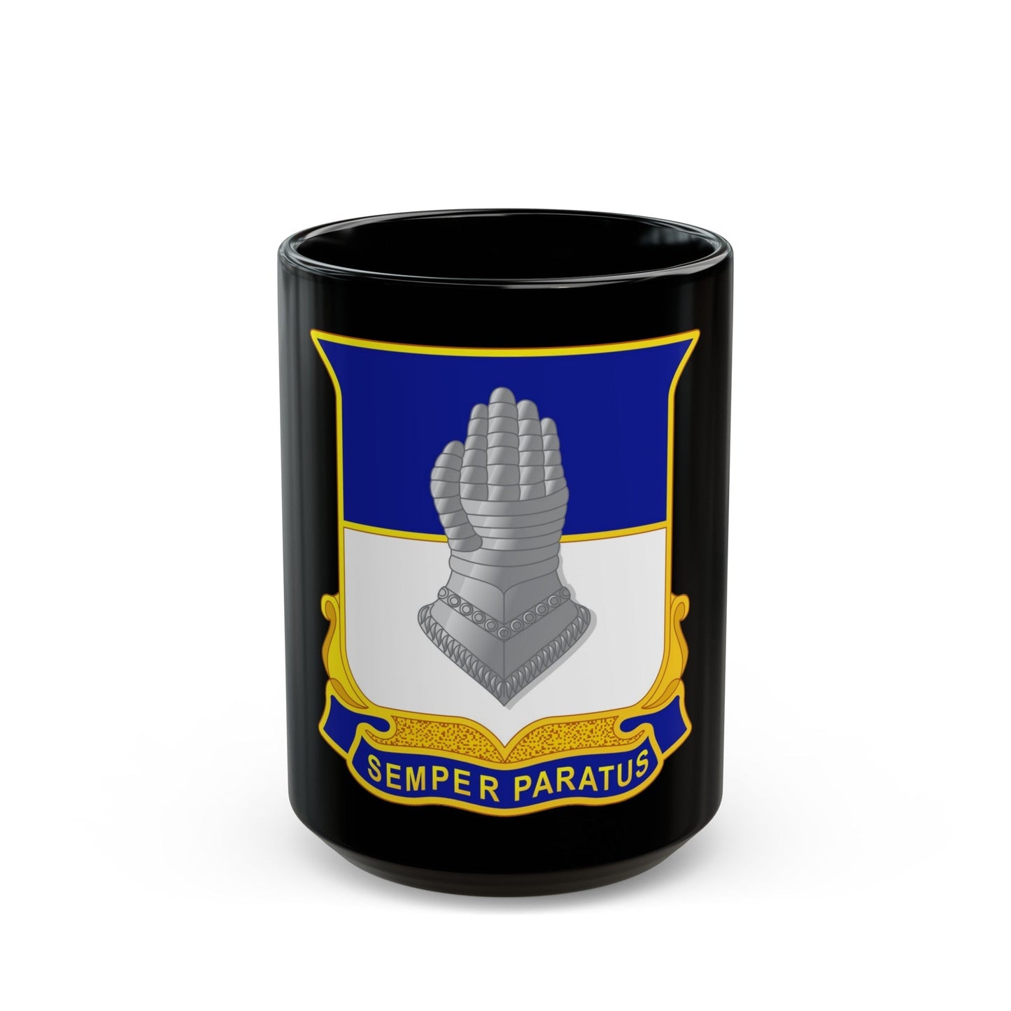 320 Cavalry Regiment (U.S. Army) Black Coffee Mug-15oz-The Sticker Space