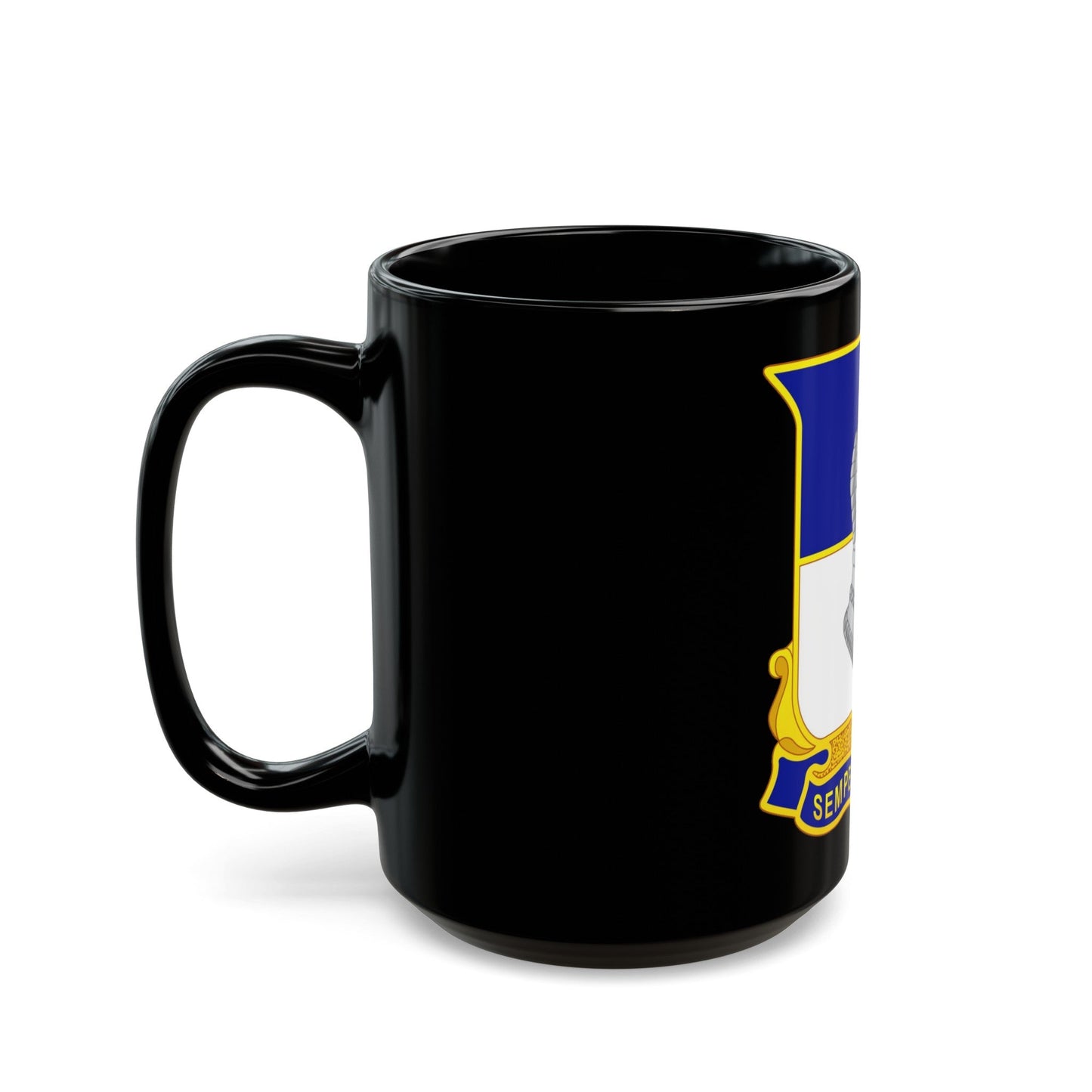 320 Cavalry Regiment (U.S. Army) Black Coffee Mug-The Sticker Space