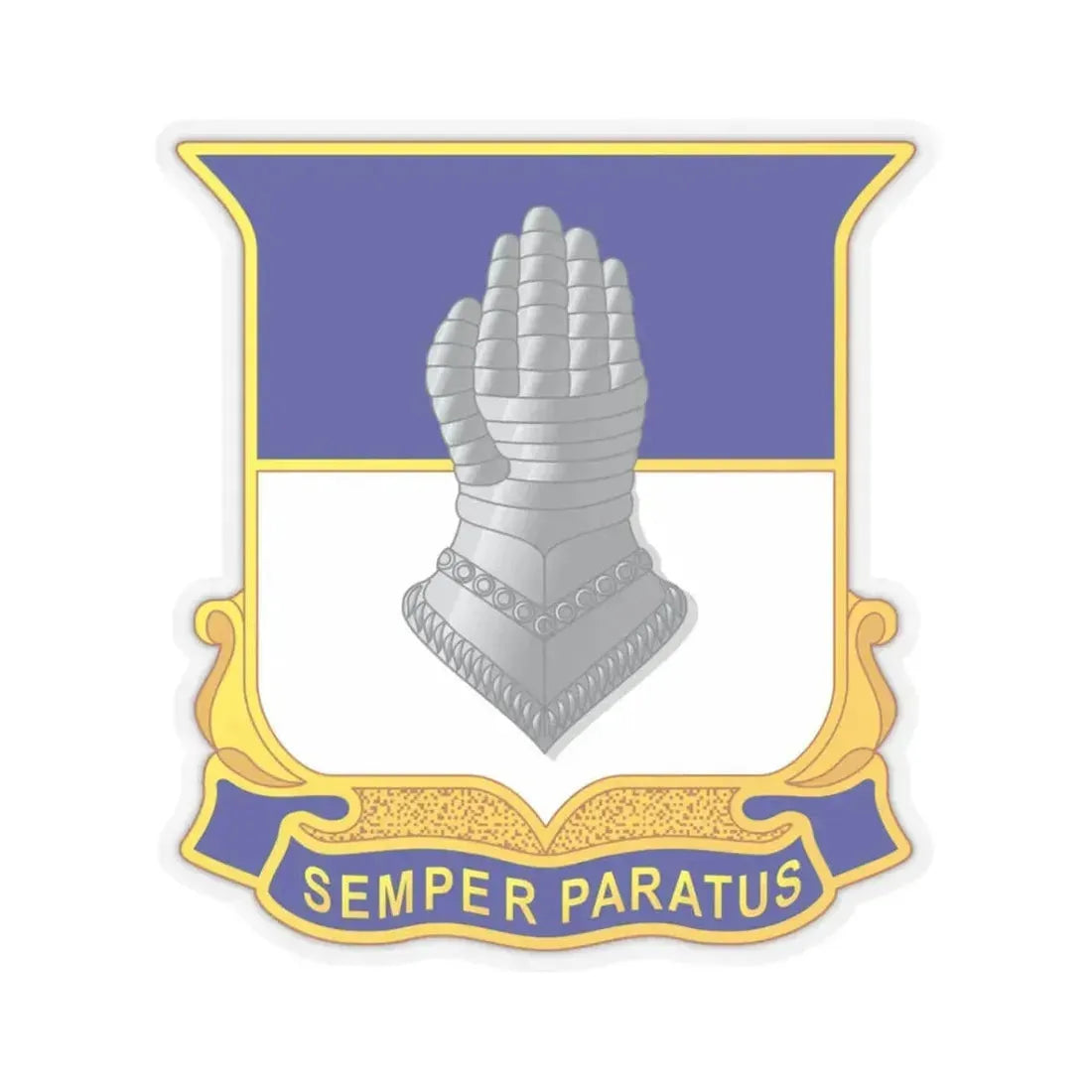 320 Cavalry Regiment (U.S. Army) STICKER Vinyl Kiss-Cut Decal 3 Inch Transparent - The Sticker Space