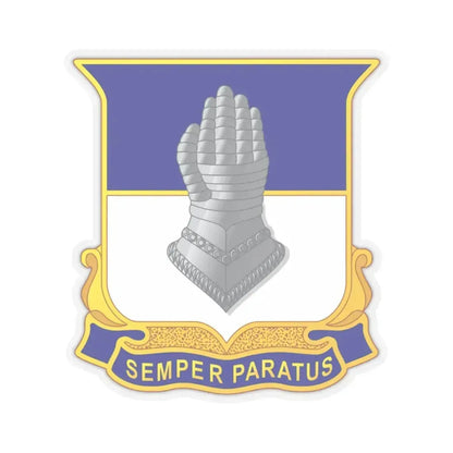 320 Cavalry Regiment (U.S. Army) STICKER Vinyl Kiss-Cut Decal 4 Inch Transparent - The Sticker Space
