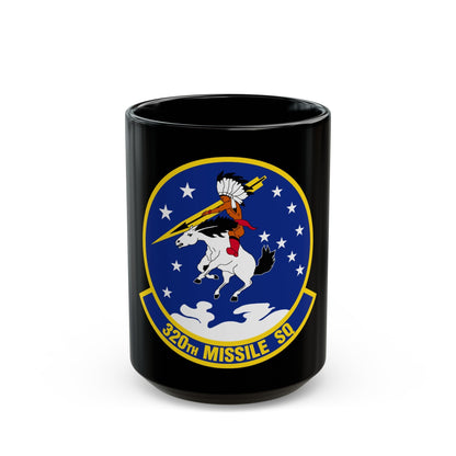 320 Missile Squadron AFGCS (U.S. Air Force) Black Coffee Mug-15oz-The Sticker Space