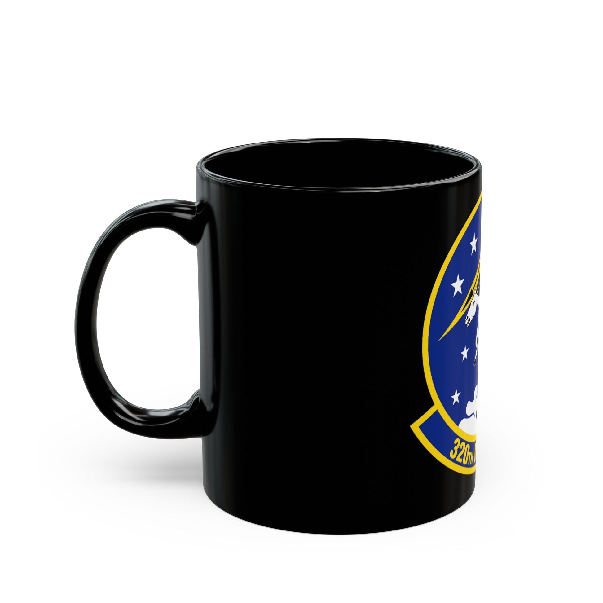 320 Missile Squadron AFGCS (U.S. Air Force) Black Coffee Mug-The Sticker Space