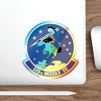 320 Missile Squadron AFGCS (U.S. Air Force) Holographic STICKER Die-Cut Vinyl Decal-The Sticker Space