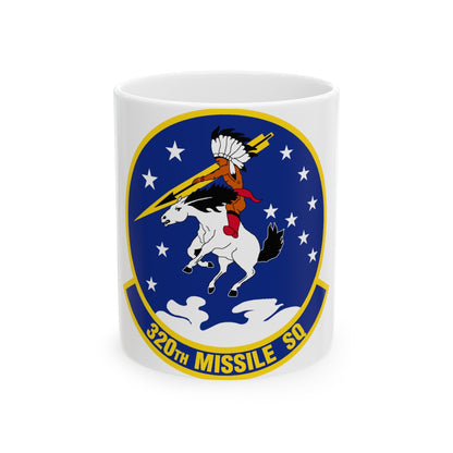 320 Missile Squadron AFGCS (U.S. Air Force) White Coffee Mug-11oz-The Sticker Space