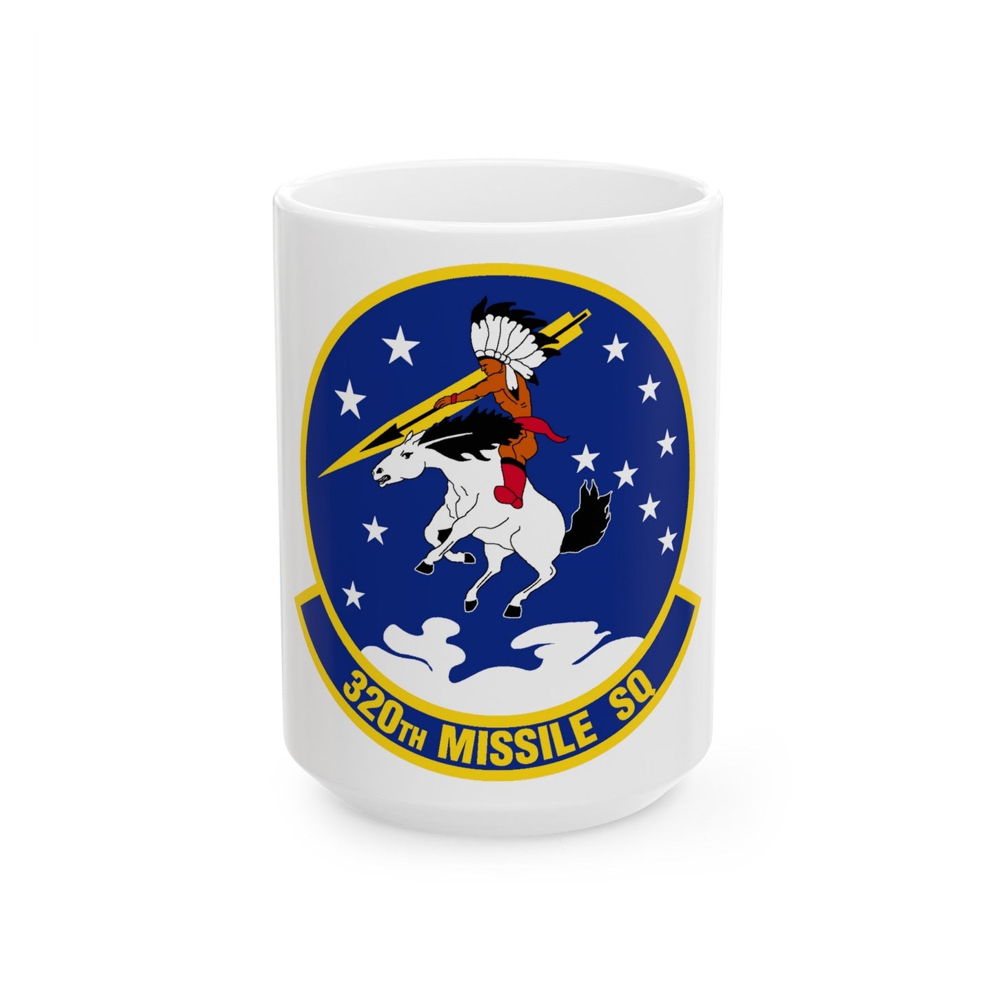 320 Missile Squadron AFGCS (U.S. Air Force) White Coffee Mug-15oz-The Sticker Space