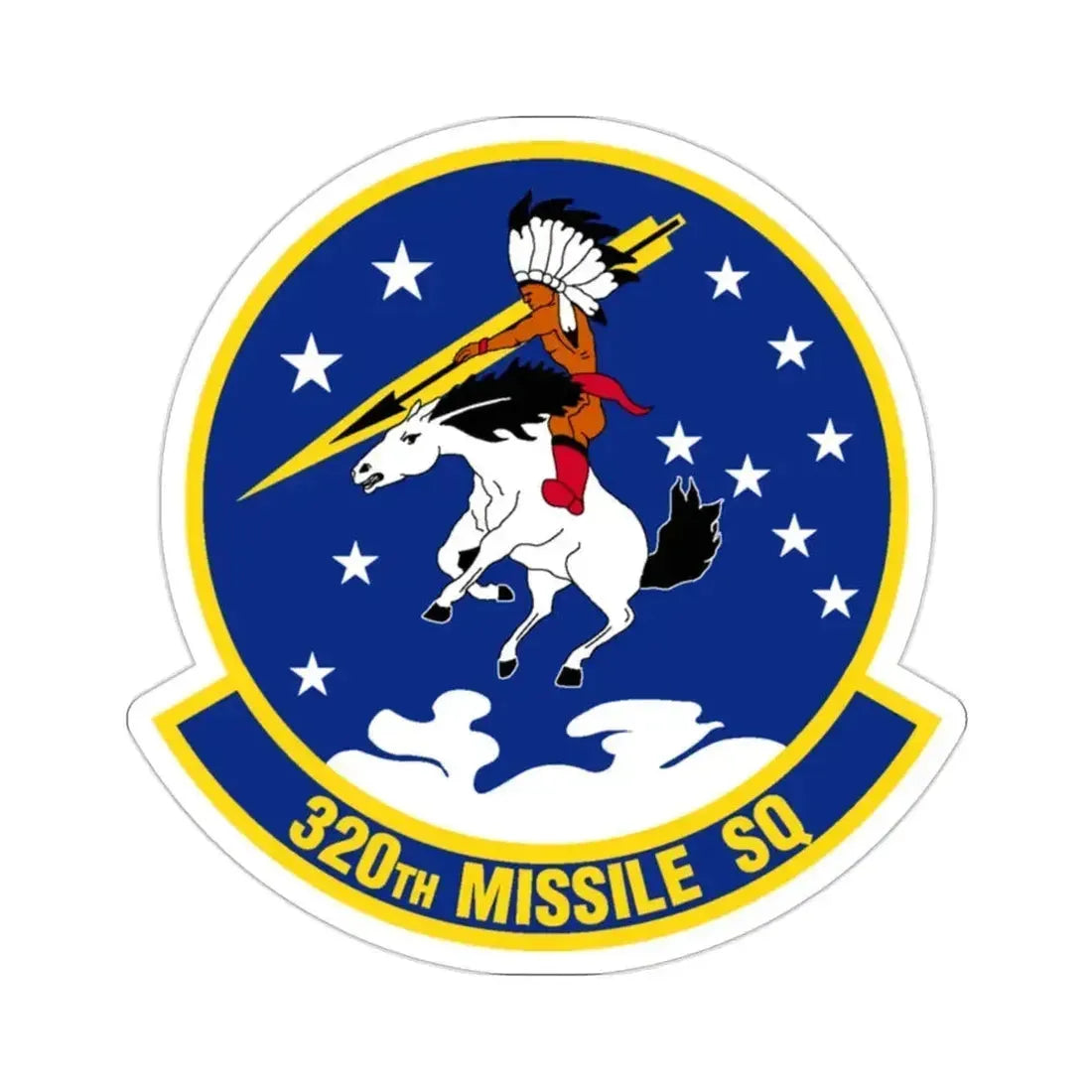 320 Missile Squadron AFGCS (U.S. Air Force) STICKER Vinyl Die-Cut Decal 2 Inch - The Sticker Space
