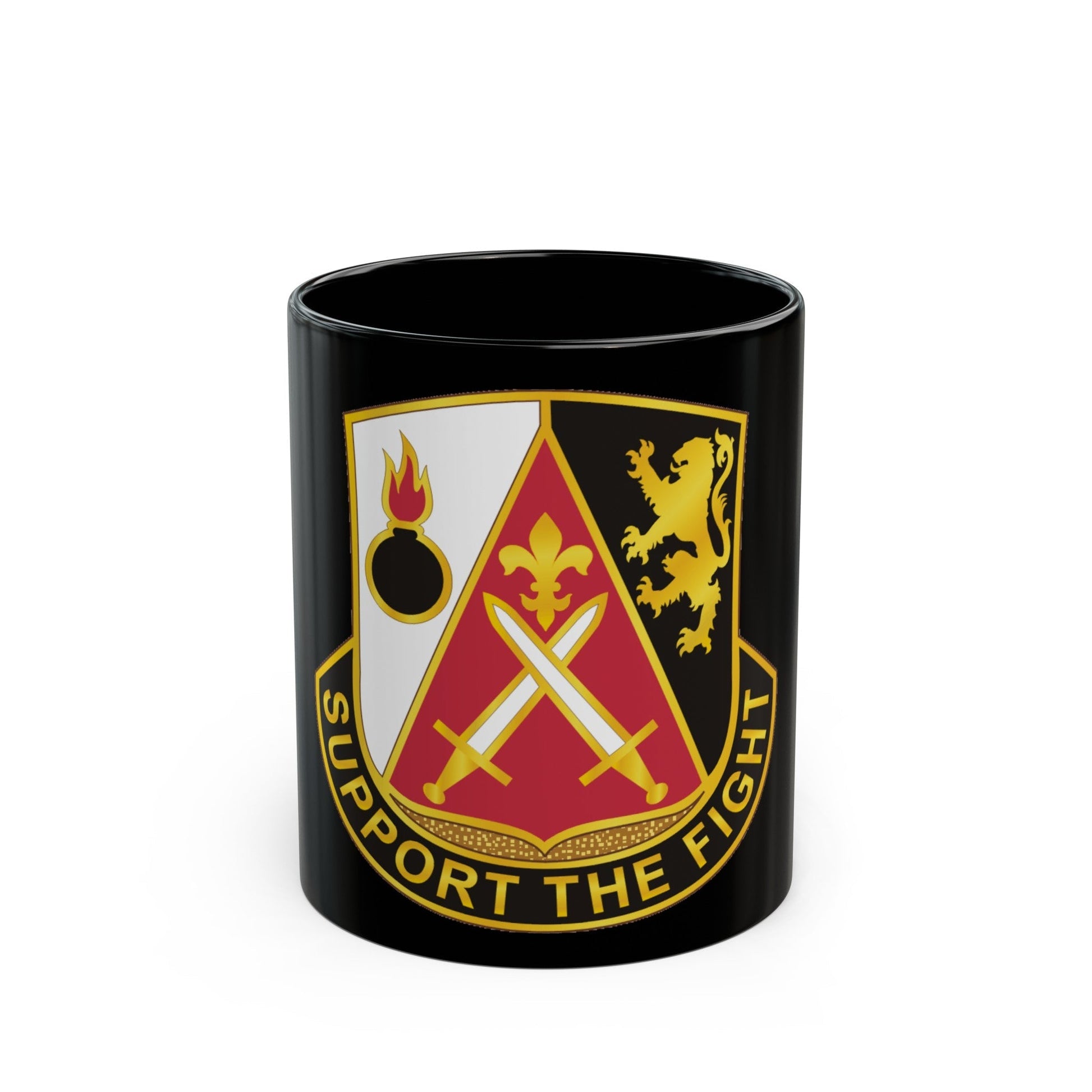 320 Ordnance Battalion (U.S. Army) Black Coffee Mug-11oz-The Sticker Space