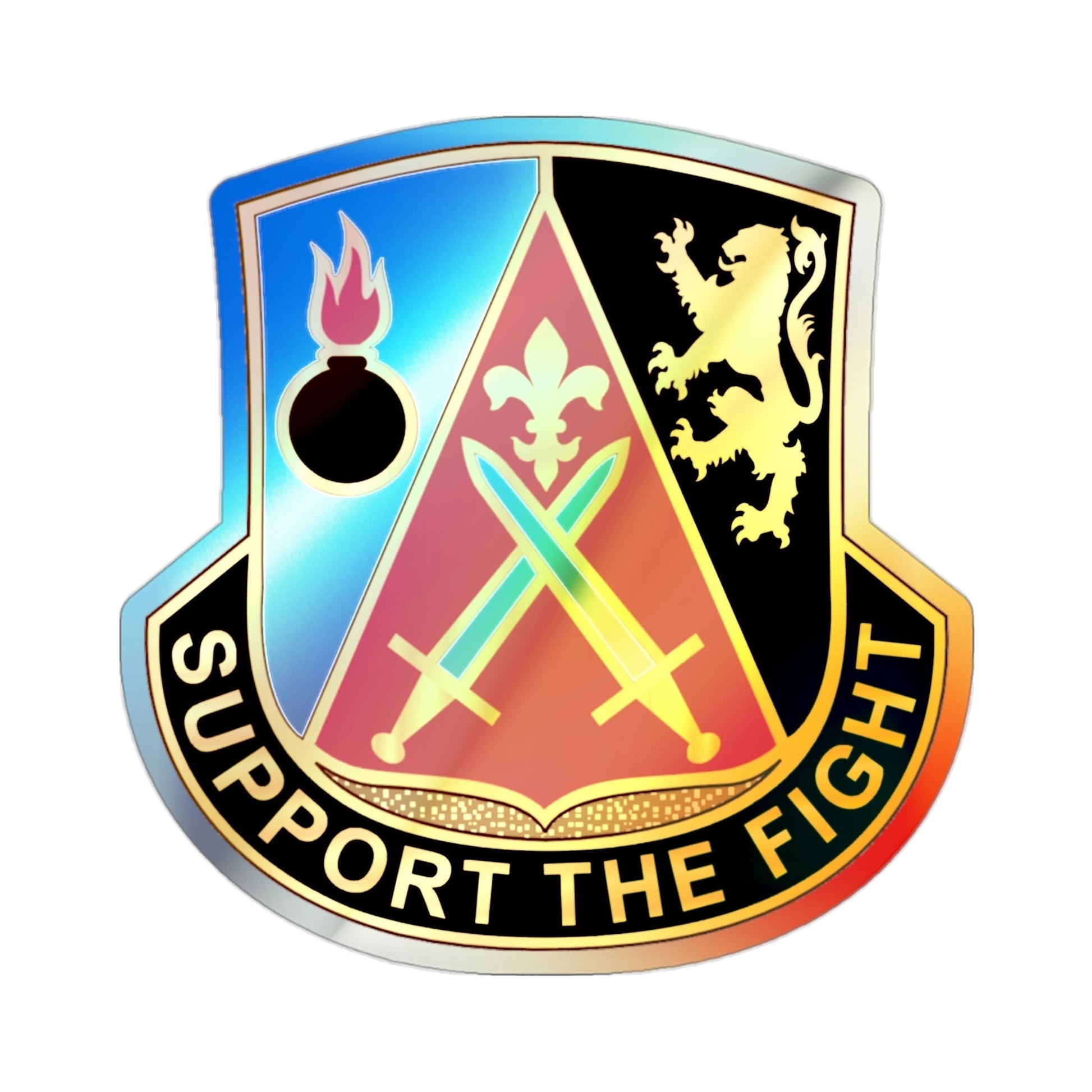 320 Ordnance Battalion (U.S. Army) Holographic STICKER Die-Cut Vinyl Decal-2 Inch-The Sticker Space