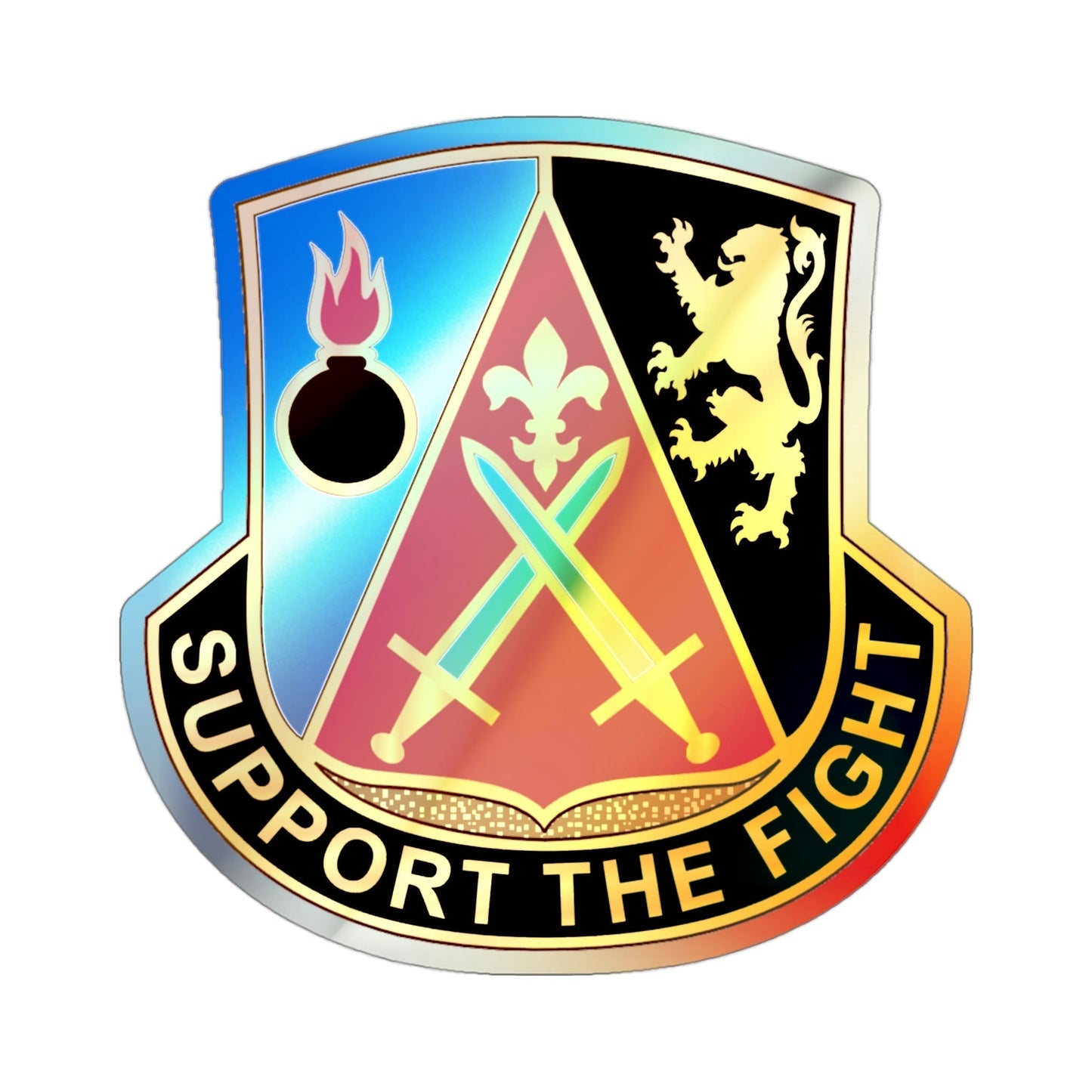 320 Ordnance Battalion (U.S. Army) Holographic STICKER Die-Cut Vinyl Decal-3 Inch-The Sticker Space