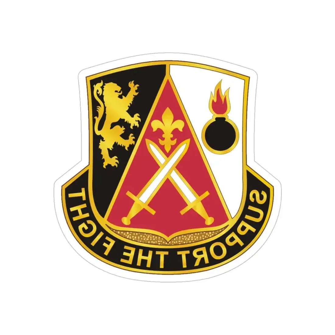 320 Ordnance Battalion (U.S. Army) REVERSE PRINT Transparent Die-Cut STICKER - The Sticker Space