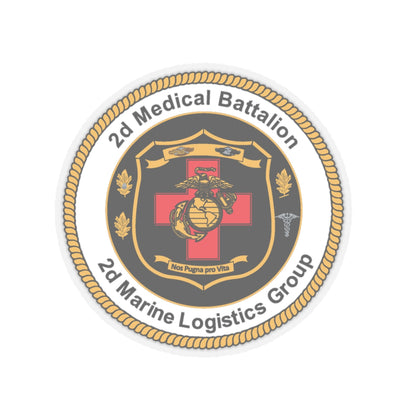 2d Medical Battalion 2d Marine Logistical Group (USMC) STICKER Vinyl Kiss-Cut Decal