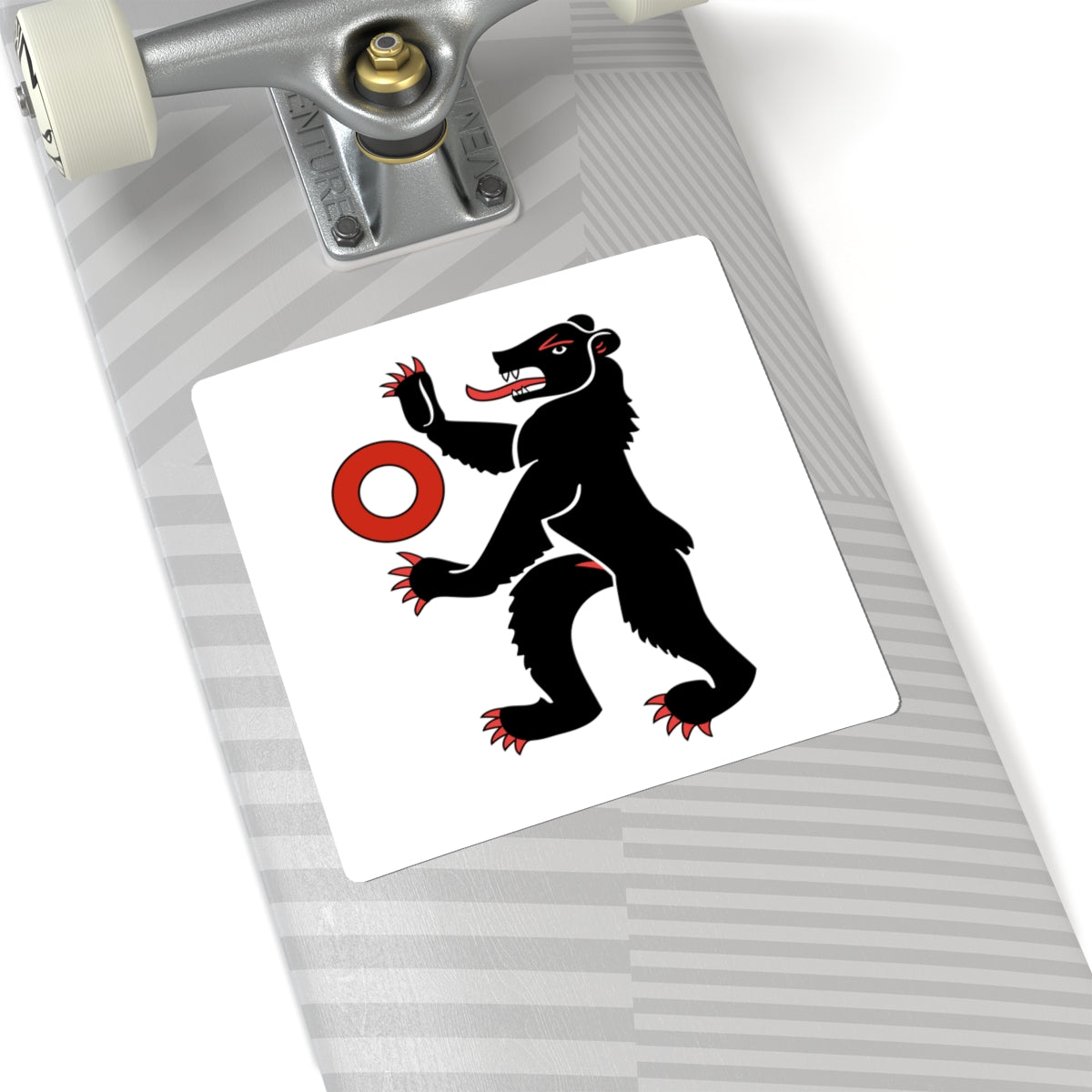 CHE Appenzell Flag (Switzerland) STICKER Vinyl Kiss-Cut Decal