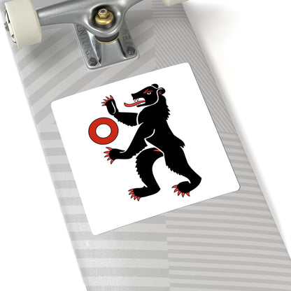 CHE Appenzell Flag (Switzerland) STICKER Vinyl Kiss-Cut Decal