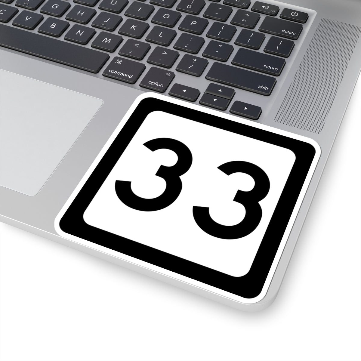 WV-33 (Virginia) (Road Sign) STICKER Vinyl Kiss-Cut Decal