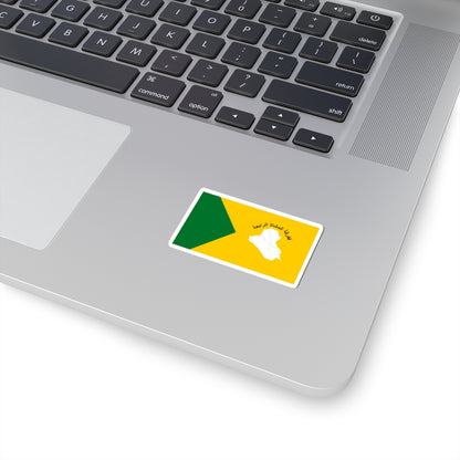 Flag of the Iraqi 4th Infantry Division (Iraq) STICKER Vinyl Kiss-Cut Decal