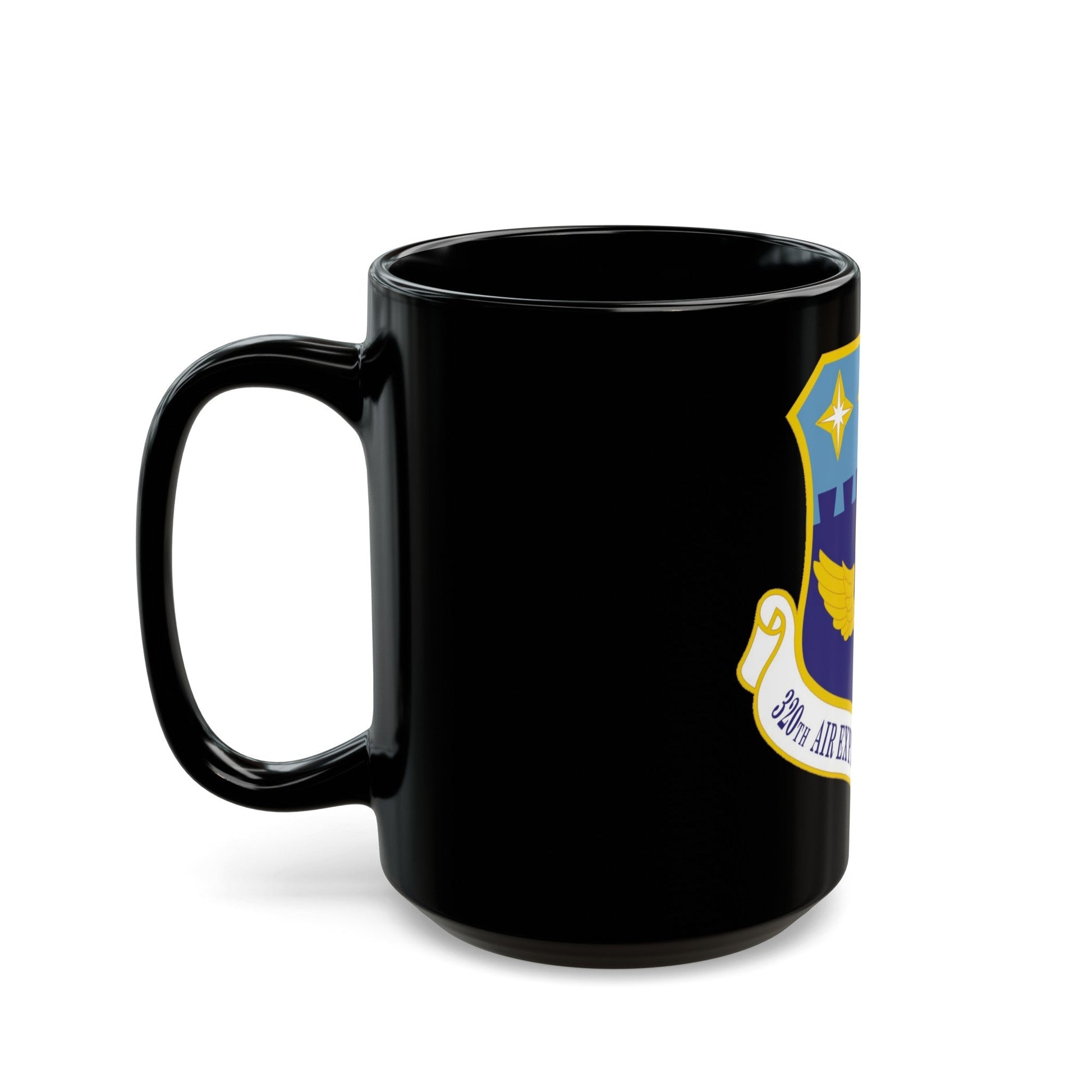 320th Air Expeditionary Wing (U.S. Air Force) Black Coffee Mug-The Sticker Space