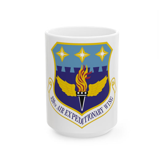 320th Air Expeditionary Wing (U.S. Air Force) White Coffee Mug-15oz-The Sticker Space