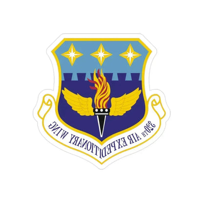 320th Air Expeditionary Wing (U.S. Air Force) REVERSE PRINT Transparent Die-Cut STICKER 2 Inch Die-Cut Transparent - The Sticker Space