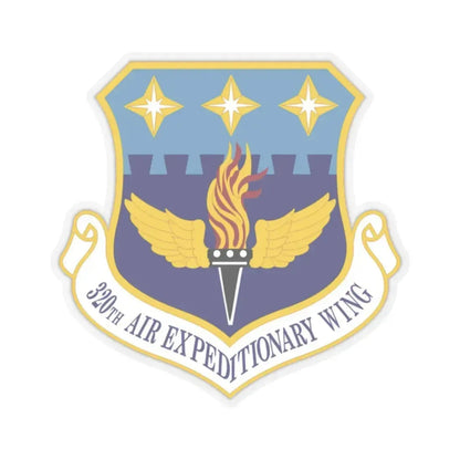 320th Air Expeditionary Wing (U.S. Air Force) STICKER Vinyl Kiss-Cut Decal 2 Inch Transparent - The Sticker Space