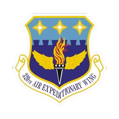 320th Air Expeditionary Wing (U.S. Air Force) STICKER Vinyl Kiss-Cut Decal 2 Inch White - The Sticker Space